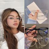 Korean-Style Anti Blue Light Glasses – Unisex Round Frame Eyewear