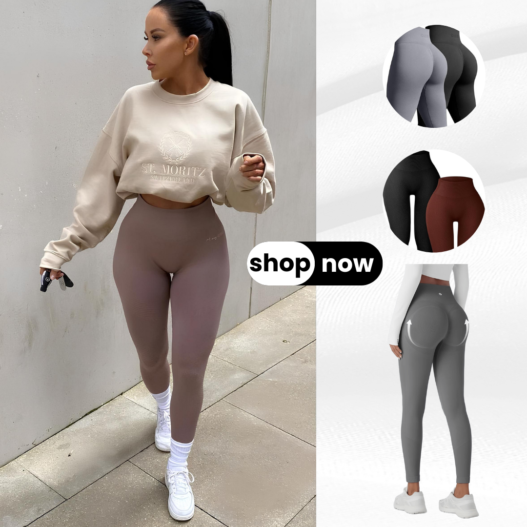 Thermal High-Waist Yoga Leggings – Booty Lift & Push-Up Fit