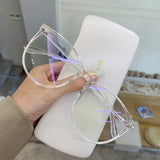 Korean-Style Anti Blue Light Glasses – Unisex Round Frame Eyewear