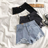 Y2K High-Waist Ripped Denim Shorts – Summer’s Must-Have Trend