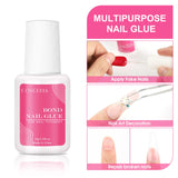 COSCELIA Nail Glue 10g – Professional Strong Hold for False & Natural Nails
