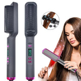 Salon-Smooth Hair in Just 5 Minutes – Electric Straightening Brush
