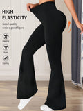 Chic High-Waist Flared Pants – Effortless Slim Fit