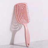 Fast-Glow Detangling Hair Brush – Scalp Massage & Quick Dry Styling Tool