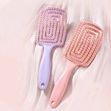 Fast-Glow Detangling Hair Brush – Scalp Massage & Quick Dry Styling Tool