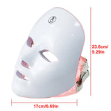 7 Colors LED Facial Therapy Mask – Rejuvenation, Anti-Aging & Skin Glow Device
