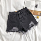 Y2K High-Waist Ripped Denim Shorts – Summer’s Must-Have Trend