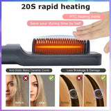 Salon-Smooth Hair in Just 5 Minutes – Electric Straightening Brush