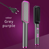 Salon-Smooth Hair in Just 5 Minutes – Electric Straightening Brush