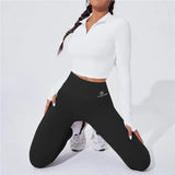 Thermal High-Waist Yoga Leggings – Booty Lift & Push-Up Fit