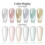 Cat Magnetic Gel Nail Polish – Pink & Silver Glitter Moonlight Effect (7ml, UV/LED Soak-Off)