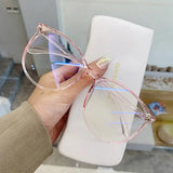 Korean-Style Anti Blue Light Glasses – Unisex Round Frame Eyewear