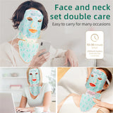 LED 8-Color Face & Neck Therapy Mask – Anti-Aging, Acne & Skin Renewal