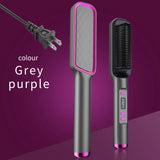 Salon-Smooth Hair in Just 5 Minutes – Electric Straightening Brush