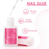 COSCELIA Nail Glue 10g – Professional Strong Hold for False & Natural Nails