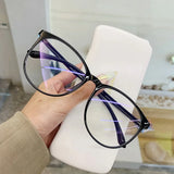 Korean-Style Anti Blue Light Glasses – Unisex Round Frame Eyewear