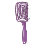 Fast-Glow Detangling Hair Brush – Scalp Massage & Quick Dry Styling Tool