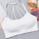 Seamless Sports Crop Top – Wide Strap Yoga & Fitness Bra