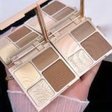 Glow Perfect Bronzer & Highlighter Duo – Matte Finish, Waterproof & Long-Lasting