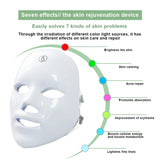 7 Colors LED Facial Therapy Mask – Rejuvenation, Anti-Aging & Skin Glow Device
