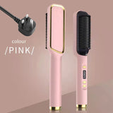 Salon-Smooth Hair in Just 5 Minutes – Electric Straightening Brush
