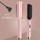 Salon-Smooth Hair in Just 5 Minutes – Electric Straightening Brush