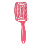 Fast-Glow Detangling Hair Brush – Scalp Massage & Quick Dry Styling Tool