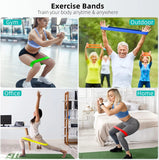 Premium Resistance Bands Set – Full-Body Strength & Toning Workout (5 Colors, TPE)