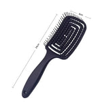 Fast-Glow Detangling Hair Brush – Scalp Massage & Quick Dry Styling Tool