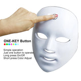 7 Colors LED Facial Therapy Mask – Rejuvenation, Anti-Aging & Skin Glow Device
