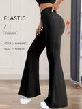 Chic High-Waist Flared Pants – Effortless Slim Fit