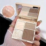 Glow Perfect Bronzer & Highlighter Duo – Matte Finish, Waterproof & Long-Lasting