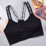 Seamless Sports Crop Top – Wide Strap Yoga & Fitness Bra