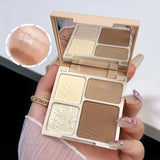 Glow Perfect Bronzer & Highlighter Duo – Matte Finish, Waterproof & Long-Lasting