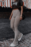 Chic High-Waist Flared Pants – Effortless Slim Fit